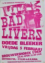 Concert poster 1993 Bad Livers & Doede Bleeker., Gebruikt, Verzenden, Onbekend, Onbekend