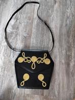 Vintage leren tas, Ophalen of Verzenden, Zo goed als nieuw, Zwart