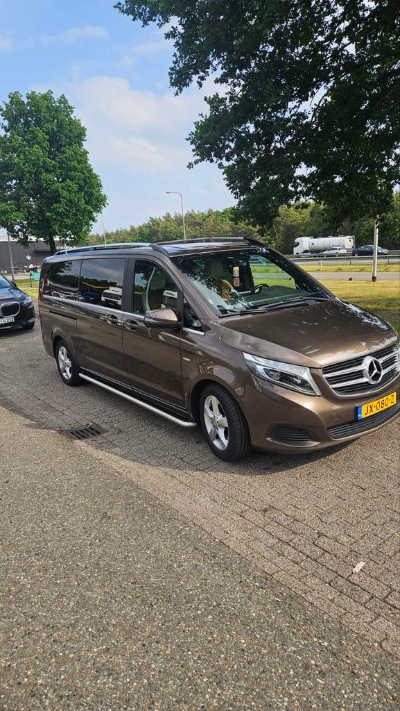 Camper Mercedes-Benz V-Klasse2.2 CDI V250 Extra Lang AUT2016, Automaat, Achterwielaandrijving, 255 €/maand, 7 stoelen