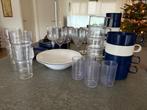 Mepal Camping Servies - 39 Delig - Blauw/Wit, Ophalen, Overige materialen, Gebruikt, Effen