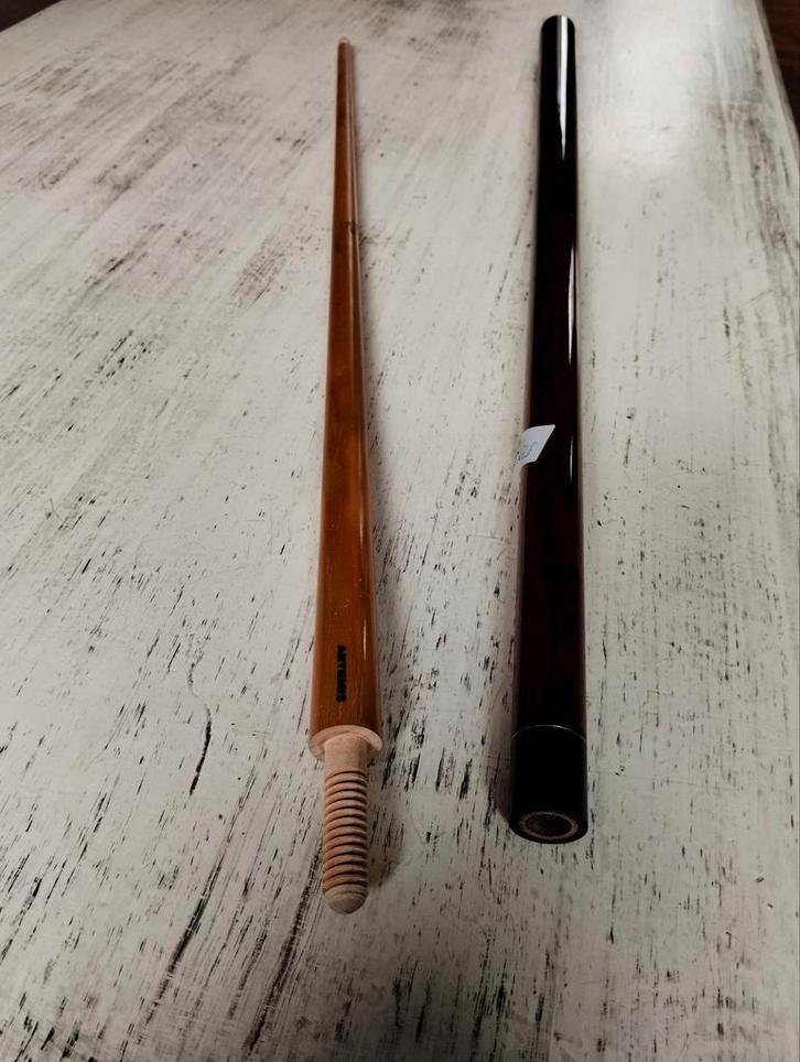 Artemis 100 biljart keu, Sport en Fitness, Biljarten en Poolen, Gebruikt, Keu of Ballen, Ophalen