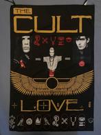 The Cult vlag Love tour 1984-85, Verzenden, Zo goed als nieuw, Poster, Artwork of Schilderij