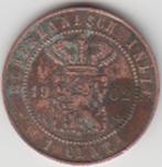 Nederlands-Indië 1 cent 1902 Wilhelmina in munthouder, Ophalen of Verzenden, Koningin Wilhelmina, 1 cent, Losse munt