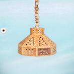 Japandi houten hanglamp sixties l vintage Swedish pendant, Huis en Inrichting, Lampen | Hanglampen, Minder dan 50 cm, Hout, Gebruikt