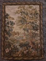 Gobelin stijl wandkleed 78 x 107 kasteel water bos, Ophalen of Verzenden