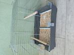 Vogelkooi L63 x H 55 X B 45, Dieren en Toebehoren, Ophalen, Zo goed als nieuw, Metaal, Vogelkooi