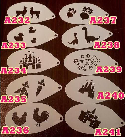 schminksjabloon lama kasteel wortel radijs eend haan kip, Hobby en Vrije tijd, Feestartikelen, Nieuw, Schmink, Overige, Ophalen of Verzenden