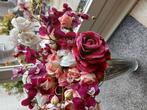 Kunstbloemen orchidee en rozen, Ophalen of Verzenden, Zo goed als nieuw, Binnen