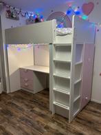 IKEA SMÅSTAD Hoogslaper Wit/Roze - Zeer Goede Staat!, Ophalen, Zo goed als nieuw, Hoogslaper