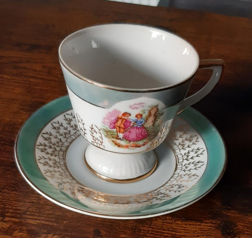 Vintage Kop en Schotel, Antiek en Kunst, Ophalen of Verzenden