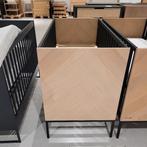 Kidsmill Vince Babybed Black / Oak 60 x 120 cm 2, Ophalen, Zo goed als nieuw, Ledikant