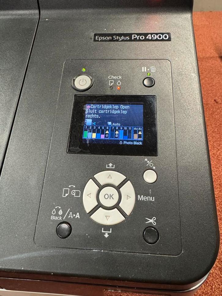 Epson Stylus Pro 4900 DTF Printer, Computers en Software, Printers, Gebruikt, Fotoprinter, Inkjetprinter, Kleur printen, Ophalen