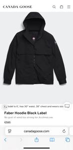 Canada goose xl Faber hoody black label  bon originele jas, Ophalen, Zwart, Canada Goose, Maat 56/58 (XL)