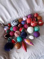 Vintage stoffen + onbreekbare kerstballen kerstboom, Diversen, Kerst, Ophalen of Verzenden, Zo goed als nieuw