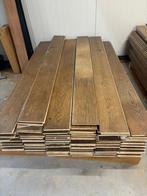 50m2 eiken vloer lamel parket, Doe-het-zelf en Verbouw, Vloerdelen en Plavuizen, Ophalen, Vloerdelen of -planken, Zo goed als nieuw