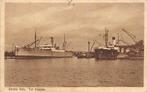 A002 Terneuzen Dok stoomschip Passagiersschip schip boot, Ophalen of Verzenden, 1920 tot 1940, Gelopen, Zeeland