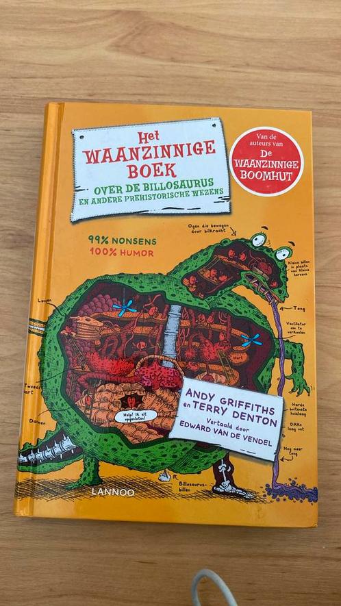 Het waanzinnige boek over de billosaurus en andere prehistor, Boeken, Kinderboeken | Jeugd | 10 tot 12 jaar, Zo goed als nieuw