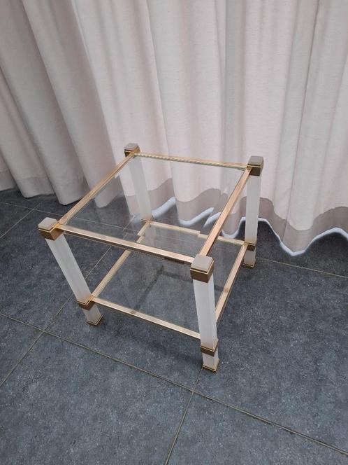 Salontafel, bijzettafel van Pierre Vandel, Huis en Inrichting, Tafels | Bijzettafels, Zo goed als nieuw, Vierkant, 45 tot 60 cm