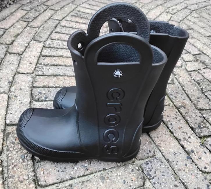 Crocs HANDLE IT - Regenlaarzen zwart maat 6 (38-39), nieuw, Caravans en Kamperen, Regenkleding, Nieuw, Regenlaarzen, Dames, Heren