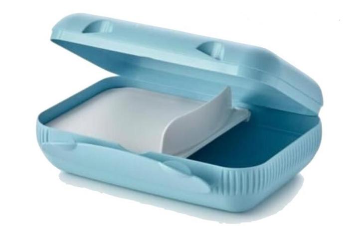 Tupperware Snackpack Lichtblauw Nieuw Laatste, Huis en Inrichting, Keuken | Tupperware, Nieuw, Bus of Trommel, Ophalen of Verzenden