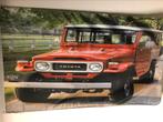 Toyota jeep vlag decoratief voor garage werkplaats, Ophalen of Verzenden, Nieuw