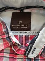 Fellows United overhemd XL, Ophalen, Zo goed als nieuw, Halswijdte 43/44 (XL), Rood