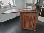 Oude inklapbare Singer trapnaaimachine, Antiek en Kunst, Antiek | Naaimachines, Ophalen