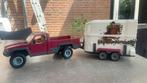 Schleich jeep met paardentrailer, Ophalen of Verzenden, Gebruikt, Jongen of Meisje