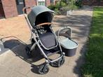 Uppababy Vista Grijs, Kinderen en Baby's, Kinderwagens en Combinaties, Gebruikt, Combiwagen, Verstelbare duwstang, Ophalen