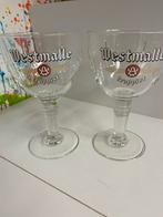 Westmalle bierglazen set van 2 glazen, Verzamelen, Ophalen of Verzenden, Nieuw, Glas of Glazen, Overige merken