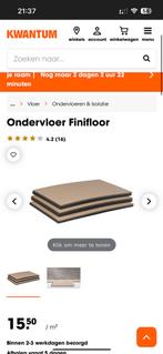 I pak finifloor voor vinyl, tapijttegels en PVC click, Ophalen, Zo goed als nieuw, Overige materialen, Minder dan 20 mm