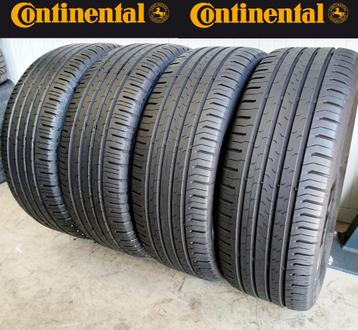 4x 215/55/R17 CONTINENTAL 5.5 a 6mm €70 P.S GEMONTEERD EN AL beschikbaar voor biedingen