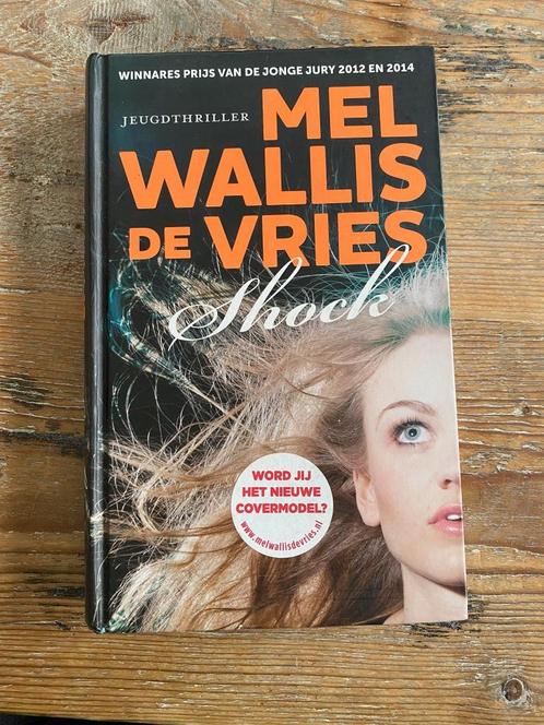 Mel Wallis de Vries - Shock - Jeugdthriller, Boeken, Kinderboeken | Jeugd | 13 jaar en ouder, Zo goed als nieuw, Fictie, Ophalen of Verzenden