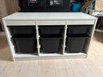 Ikea trofast wit + zwarte bakken: 3x grote bak,6x kleine bak, Kinderen en Baby's, Kinderkamer | Commodes en Kasten, Gebruikt, Kast