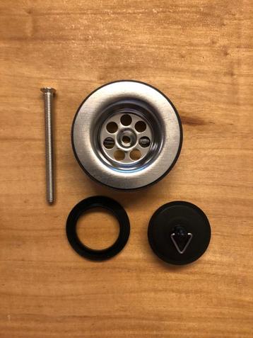 Afvoerplug/afvoerstop/wastafelstop/ventielstop Chroom Nieuw beschikbaar voor biedingen