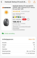 Nieuwe Hankook zomerbanden 225-45-ZR19 96Y, Auto-onderdelen, Banden en Velgen, Nieuw, Band(en), Personenwagen, Ophalen