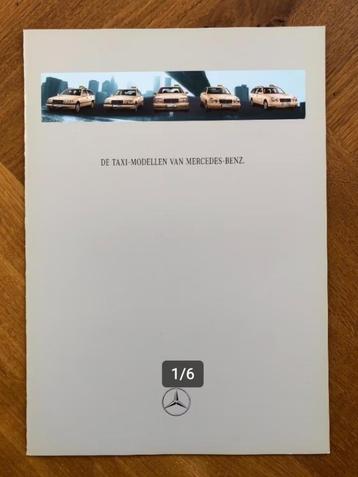 De Taxi - modellen van Mercedes-Benz. Folder 1996 beschikbaar voor biedingen