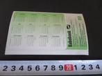 sticker Kalender 1988 Rabobank Bunschoten Spakenburg *, Verzamelen, Ophalen, Zo goed als nieuw, Bedrijf of Vereniging