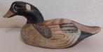 Authentieke Handgesneden Houten Eend, Antiek en Kunst, Ophalen of Verzenden