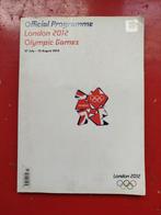 London Olympics 2012 programma, Ophalen of Verzenden, Gebruikt, Overige sporten, Boek of Tijdschrift