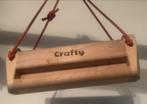 Crafty Hangboard / Klimbord -+ 2 handtrainers, Sport en Fitness, Ophalen, Zo goed als nieuw, Klimsport-accessoire