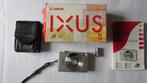 CANON IXUS II compact-camera, leren Canon tasje, handleiding, Ophalen of Verzenden, Zo goed als nieuw, Compact, Canon