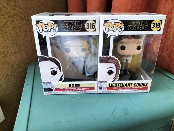 Funko Pop Star Wars Rose & Connix #316 & #319, Verzamelen, Poppetjes en Figuurtjes, Zo goed als nieuw, Ophalen of Verzenden