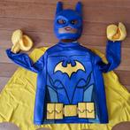 Batgirl LEGO verkleedpak met masker cape + handschoenen luxe, Ophalen of Verzenden, Zo goed als nieuw, 122 t/m 128, Meisje