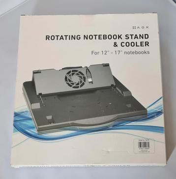 AGK laptopstandaard met koeling beschikbaar voor biedingen