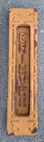 Brocante brievenbus brieven met fantastische patina, Tuin en Terras, Ophalen of Verzenden