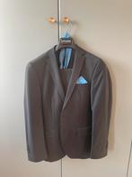 Zwart tweedelig pak van Stones inclusief blauwe stropdas, Ophalen of Verzenden, Zo goed als nieuw, Maat 46 (S) of kleiner, Zwart