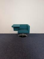 Offecct Solitaire design fauteuil, mintblauw, chroom frame, Huis en Inrichting, Fauteuils, Ophalen, Gebruikt, Minder dan 75 cm