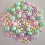 Zak pastel kleur glas kralen 4-12 mm, Verzenden, Nieuw, Kraal
