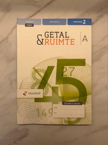 Wiskunde A boek - Getal & Ruimte HAVO deel 2 beschikbaar voor biedingen